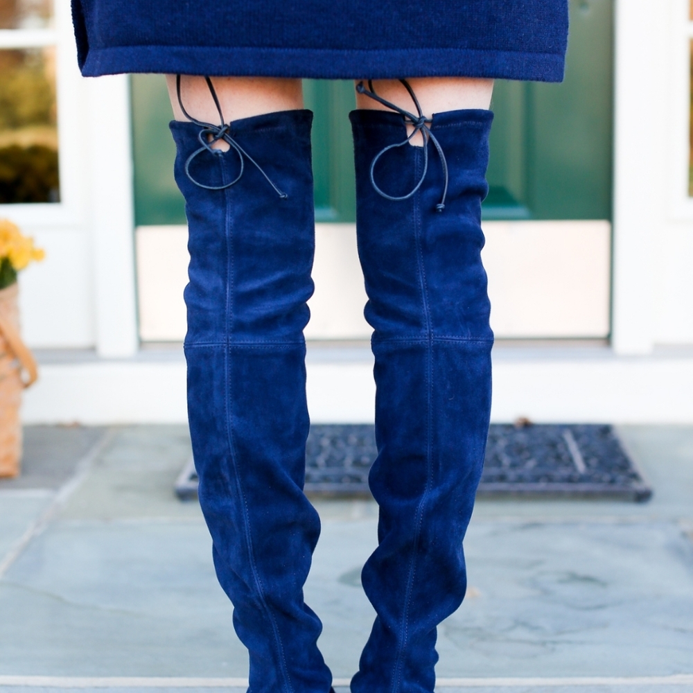 🫐Stuart weitzman suede lowland boots - Picture 5 of 6
